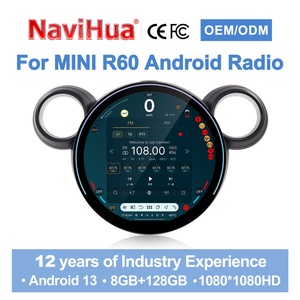 Autoradio Android Navihua 12 pouces à écran tactile rond pour BMW MINI F54 F55 F56 F60 NBT EVO, GPS DVD - Product Image 6