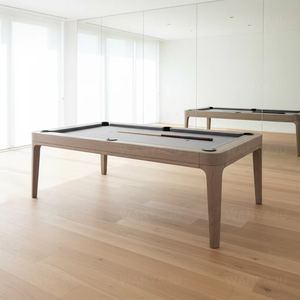 <span class=keywords><strong>Table</strong></span> de billard et de pool 2-en-1 de style vintage, <span class=keywords><strong>multi</strong></span>-tailles, en bois massif, pour <span class=keywords><strong>jeux</strong></span> sportifs d'intérieur à la maison ou en club - Product Image 6