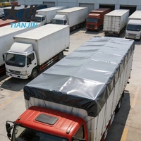 Tissu de bâche en PVC TianJin 650 GSM, bâche en vinyle imperméable, couverture de camion, résistant aux intempéries, bâche industrielle anti-déchirure, occultante