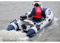 Motor Listrik Brushless Outboard Trolling Baru 24V 3HP / 48V 7HP / 48V 8HP / 60V 10HP dengan Kontrol Tiller untuk Kapal Pesiar