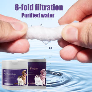 Salviette per la Pulizia dei Denti degli Animali Domestici in Tessuto Non Tessuto Ecologico OEM per il Commercio Estero, Usa e Getta per Cani - Product Image 2