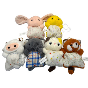 Portachiavi in peluche a forma di calamaro da 4 pollici per bambini, ciondolo per zaino, bambola, scatola a sorpresa, giocattolo regalo Gashapon da 120 mm - Product Image 6