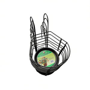 Large Hook Flower Stand 6 Pack With Support <b>Frame</b> For Indoor Outdoor <b>Plant</b> Display - Product Image 2