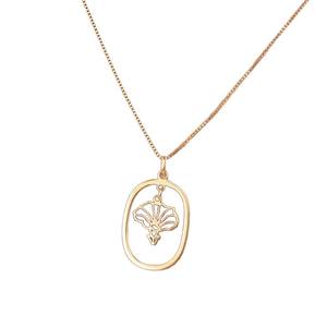 12 <span class=keywords><strong>naissance</strong></span> fleur collier ovale en acier inoxydable pendentif colliers pour femmes bijoux <span class=keywords><strong>naissance</strong></span> fleur charme collier pour femmes cadeaux - Product Image 5