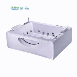 <span class=keywords><strong>Model</strong></span> Baru Bak Mandi ABS Akrilik Persegi Panjang Dewasa Pijat Air dan Pusaran Air dengan Reaksi Tingkat Air - Product Image 1