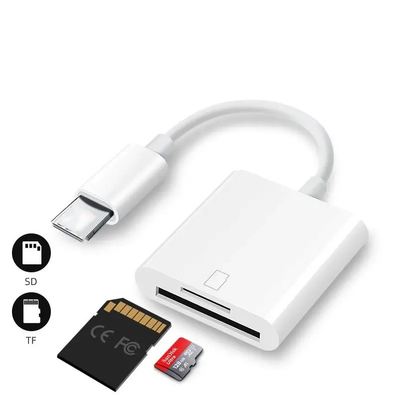 SD TF USB OTG Card Reader Adapter High Speed Read Transfer 3.0 For Ipad For Apple For Iphone 14 13