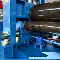 Machine à cintrer et à rouler les tôles BOST, économique, à 3 rouleaux, automatique, pour tôles en acier inoxydable et en acier au carbone