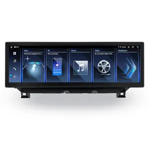 Mekede MN-L安卓13 15英寸3K QLED高清屏幕车载收音机宝马7系F01 F02支持ADAS DVR BT全球定位系统