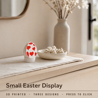Fidget Clicker en forme d'œuf de Pâques imprimé en 3D, Ornement de table de Pâques, Cadeau créatif pour les fêtes