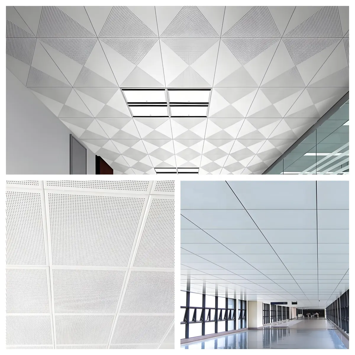 Fabriek Groothandel Standaard 600*600Mm Vierkante Eigentijdse Decoratie Aluminium Metalen Vals Plafond Voor De Bouw