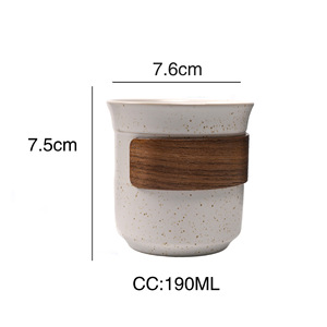 190ml <b>Ceramic</b> Espresso <b>Cup</b> American Retro Style Coffee Tasting <b>Cup</b> for Cafe and Home Use - Product Image 5