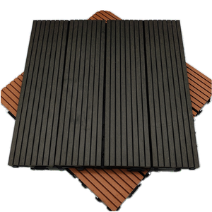 Baldosas de Exterior Impermeables de WPC, Madera y Plástico Compuesto, para Terraza, Patio, Sistema de Enclavamiento DIY - Product Image 1