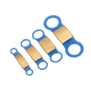 Promotion Logo personnalisé Code QR étiquette d'identification <span class=keywords><strong>pour</strong></span> animal de compagnie de luxe petit chiot motif Animal étanche lumière caractéristiques <span class=keywords><strong>collier</strong></span> de <span class=keywords><strong>chien</strong></span> en silicone - Product Image 3