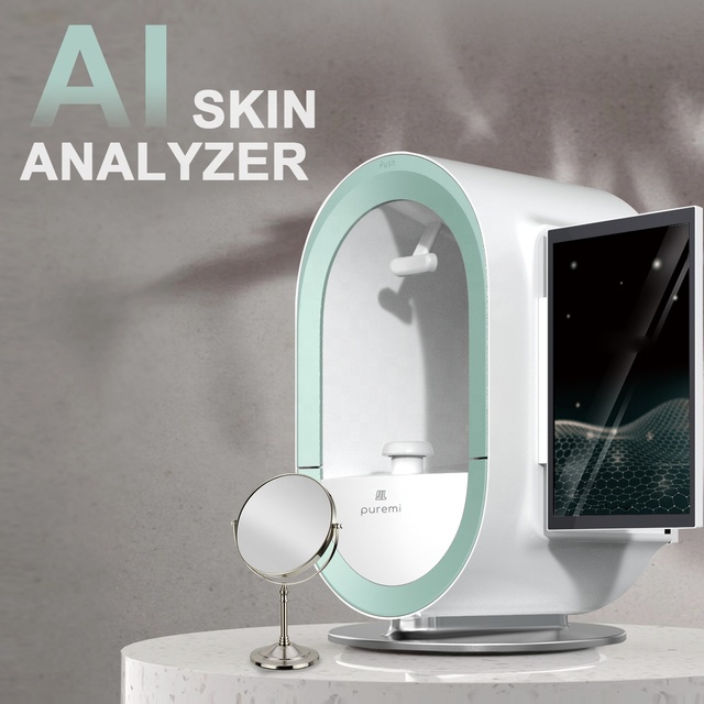 Portable Intelligent 3D Digital Facial Scanner Magic Mirror Skin Analysis Machine Professional AI Skin Analyzer