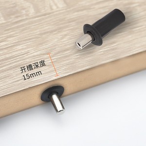 Connecteur de pivot de porte de placard télescopique en plastique et métal, charnière supérieure et inférieure, quincaillerie de cloison - Product Image 4
