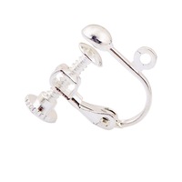 Accessoires de fabrication de bijoux DIY de haute qualité : attaches boucles d'oreilles à clip en cuivre, or et argent
