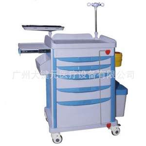 Carros Médicos Móviles de Hospital de Acero Inoxidable ABS para Entrega de Medicamentos, Infusiones, Anestesia, Emergencias y Atención en Ambulancias - Product Image 4