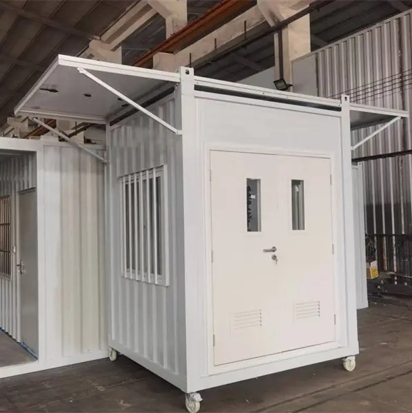 Cabin Chứa Nhỏ Đúc Sẵn Với Tấm Năng Lượng Mặt Trời Trên Bánh Xe Xe Xe Moóc Nhà Chứa