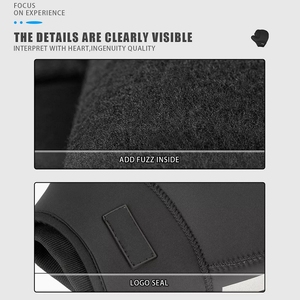 Logo personalizzato inverno caldo Neoprene <span class=keywords><strong>moto</strong></span> guanto mono mono riflettente striscia antivento copertura manubrio per <span class=keywords><strong>moto</strong></span> per la guida - Product Image 3