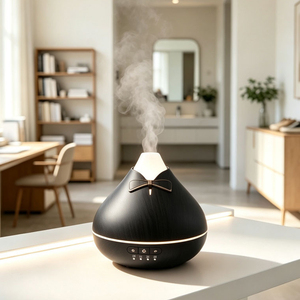Diffuseur d'huiles essentielles à ultrasons, humidificateur aromathérapeutique, veilleuse pour la maison, l'hôtel, le spa, le yoga, fabricant de diffuseurs d'arômes - Product Image 4