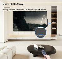 Émetteur-récepteur Bluetooth 2 en 1 pour TV, adaptateur optique AptX à faible latence, AUX 3,5 mm, double liaison pour casque, haut-parleur, PC