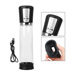 Pompe à pénis électrique automatique, 6 niveaux de succion, écran LCD, rechargeable par USB, pompe à vide pour l'<span class=keywords><strong>agrandissement</strong></span> du pénis pour hommes - Product Image 5