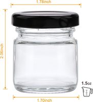 STELLAR PATH Bouteille en verre carrée résistante aux hautes températures avec bouchon à vis, sérigraphie, couleurs personnalisées, pour aliments en conserve, miel, confiture, piment