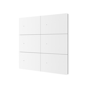 Zemismart Smart Switch 6 Way Matter Apple HomeKit WiFi Voice <b>Control</b> White Panel 220V AC Neutral <b>Wire</b> PC Material - Product Image 1