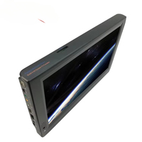 Mini téléviseur 11-12 pouces 1280*800 avec batterie intégrée de 1800 mAh, carte USB TF, télévision numérique portable