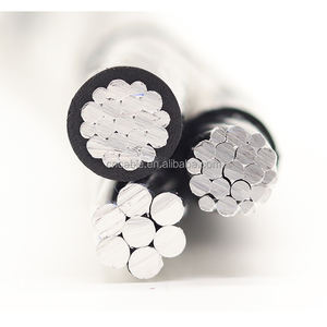 Câble de dérivation de service aérien 600V AAC + conducteur ACSR 6AWG câble duplex/triplex - Product Image 1