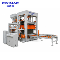 Machine de fabrication de briques entièrement automatique pour pavés creux en béton et blocs emboîtables QT18-15, ligne de production hydraulique PLC