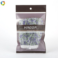 Kundenspezifische Logo-Plastik-Recycling-Verpackung mit Metallfolie, Heißsiegel-Zip-Lock-Beutel für Kleidung und Textilien