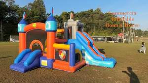 Château gonflable avec obstacles, toboggan double, piscine à balles, <span class=keywords><strong>panier</strong></span> <span class=keywords><strong>de</strong></span> <span class=keywords><strong>basket</strong></span> pour fête en plein air, <span class=keywords><strong>jouet</strong></span> <span class=keywords><strong>de</strong></span> piscine, cour - Product Image 6