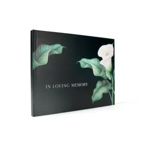 Tùy chỉnh A5 bìa cứng Workbook Nhật Ký máy tính xách tay tang lễ của khách cuốn sách kế hoạch in ấn làm bằng giấy các tông cho các văn bản - Product Image 1