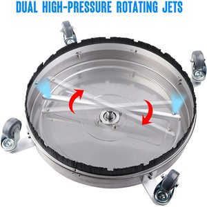 Limpiador de Superficies para Lavadora a Presión, 21 Pulgadas, Acero Inoxidable, Fregadora de Pisos, Presión Ajustable, Limpieza con Agua Fría - Product Image 4