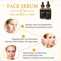 Sérum Visage Éclatant à la Vitamine C avec Curcuma, Papaye et Carotte – Éclaircissant, Raffermissant, Anti-Taches et Anti-Teint Terne