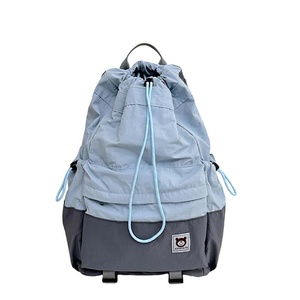 Mochila Unisex de Nailon con Forro de Poliéster, Cierre de Cremallera Transpirable, Uso Diario Informal, Ligera, con Parches, para Uso Profesional - Product Image 2
