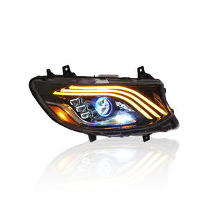 Modificación del Conjunto de Faros Delanteros para <span class=keywords><strong>Mercedes</strong></span>-Benz <span class=keywords><strong>Sprinter</strong></span> 19-23 con Luces de Circulación Diurna LED, Lentes Láser, 12V 55W - Product Image 2