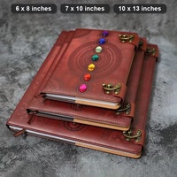 Journal en Cuir Fait Main Carnet Vintage Bloc de Croquis pour Écrire Voyager et Offrir