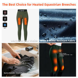 กางเกงปั่นจักรยานสำหรับผู้หญิง, กางเกงทำความร้อนคุณภาพสูงกันน้ำเสื้อผ้าขับขี่อัจฉริยะป้องกันกลิ่น - Product Image 2