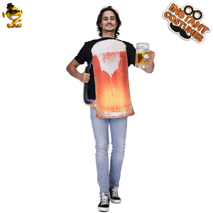 Divertido Disfraz <span class=keywords><strong>de</strong></span> Cerveza Unisex para Cosplay, Fiesta <span class=keywords><strong>de</strong></span> Disfraces <span class=keywords><strong>de</strong></span> Halloween, Disfraz <span class=keywords><strong>de</strong></span> Cerveza para <span class=keywords><strong>Parejas</strong></span> Adultas - Product Image 5