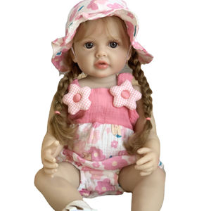 Muñecas Reborn de Silicona, Muñecas Africanas de Goma, Muñecas de Trapo de Algodón de la India, Muñecas de Silicona para Niños, Muñecas de Silicona para Recién Nacidos, Muñecas de Silicona para Bebés - Product Image 1