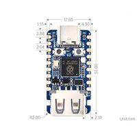 Carte de développement USB mini RP2350A basée sur un microcontrôleur Raspberry Pi double cœur double architecture, fréquence de fonctionnement de 150 MHz