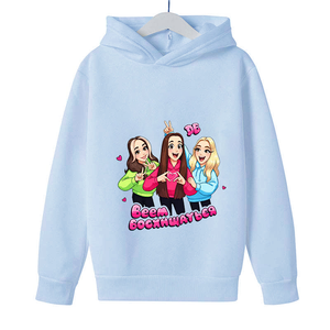 Felpa con Cappuccio per Ragazze Adolescenti, Motivo Cartoon, Tema Amicizia, Pullover per Bambini, Vendita all'Ingrosso - Product Image 5