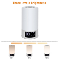 Altavoz inteligente de 5w con Control táctil, luces que cambian de 7 colores, temporizador libre de 20-60 min, recargable, luz nocturna, altavoz inalámbrico