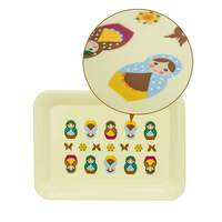 Offre Spéciale table à manger rectangulaire et le salon contiennent des aliments Assiettes et plateaux faciles à nettoyer pour divertir les invités