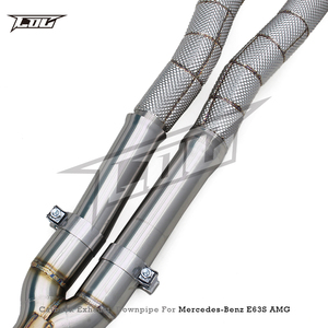 Système d'échappement Boska Catback avec collecteur pour Mercedes-Benz E63/E63S AMG W212 2008-2013, en acier inoxydable, pour la course - Product Image 4