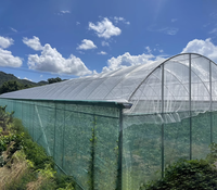Usine directe HDPE + 5% UV Transparent 2m X 100m filet à insectes 40x25 maille pour moustiques filet en plastique Transparent 40 maille