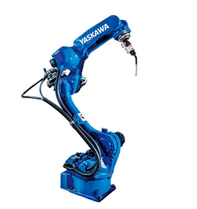 YASKAWA AR700 용접기 및 미그 용접 토치 로봇 6 축 산업용 로봇 암 아크 CNC CNGBS 포지셔너 포함