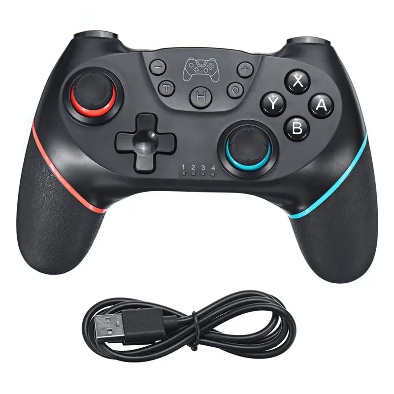 Gamepad kontrolü Nintendo anahtarı Pro anahtarı oyun konsolu için kablosuz BT Gamepad joystick denetleyicisi ile 6-Axis kolu